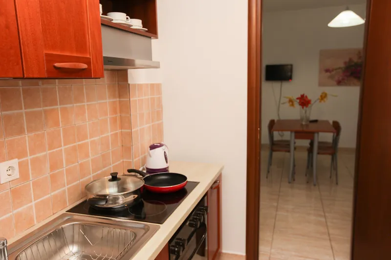 Un bagno in uno degli appartamenti