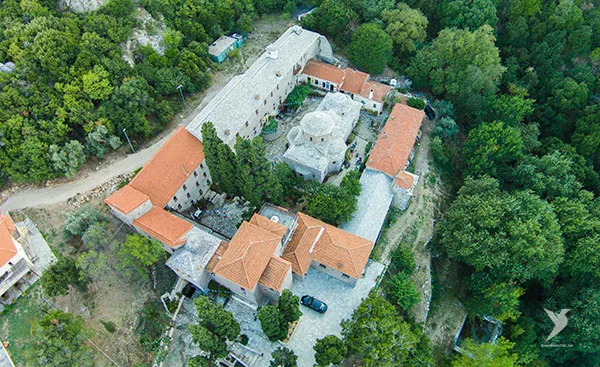 A monastery among the pines on Skiathos